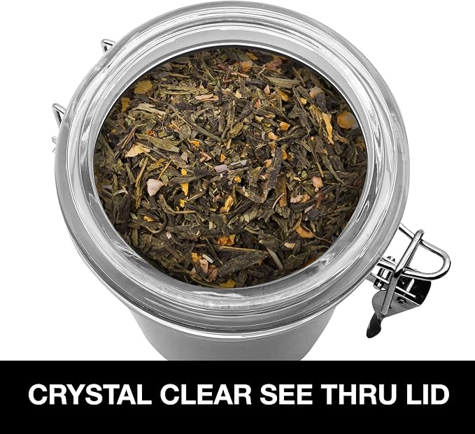 Oggi Stainless Steel Tea Canister 62 fl oz - Image 4