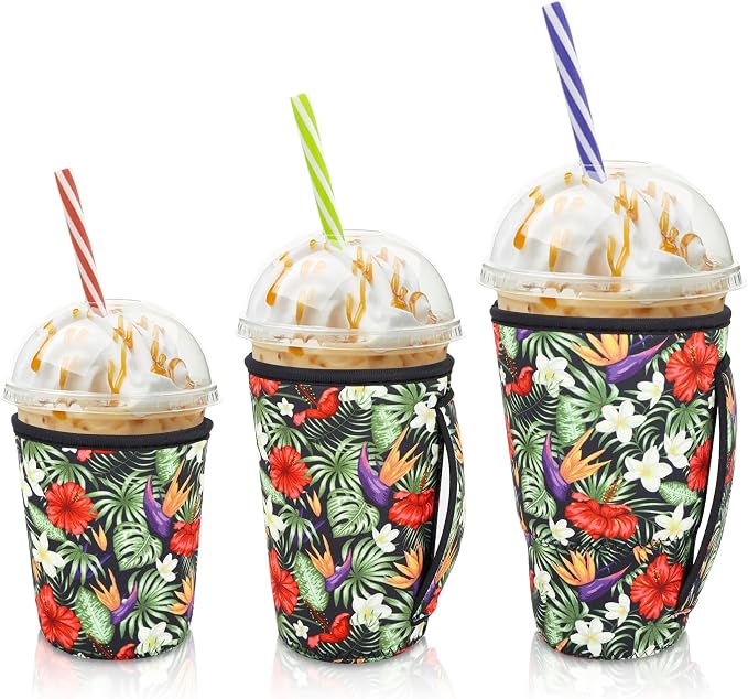 Iced Coffee Sleeve Insulator Sleeves by AJLTPA