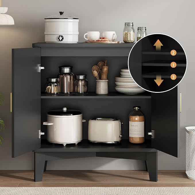 Xixini Fluted Buffet Sideboard Cabinet - Image 4