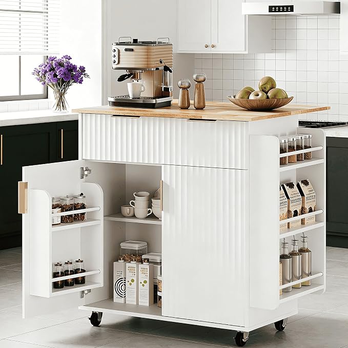 VINGLI Kitchen Island Cart by VINGLI
