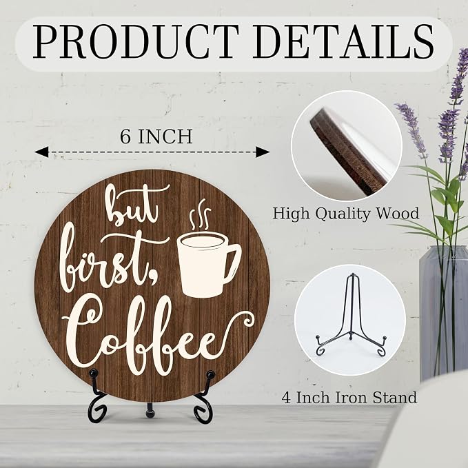 Coffee Bar Sign, Coffee Decorations - Image 2