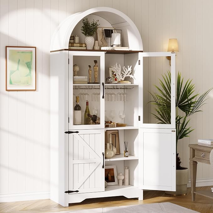 Maupvit Arched Wine Cabinet - Image 5