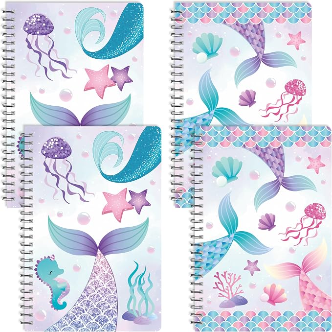 B1ykin Mermaid Spiral Notebooks by B1ykin