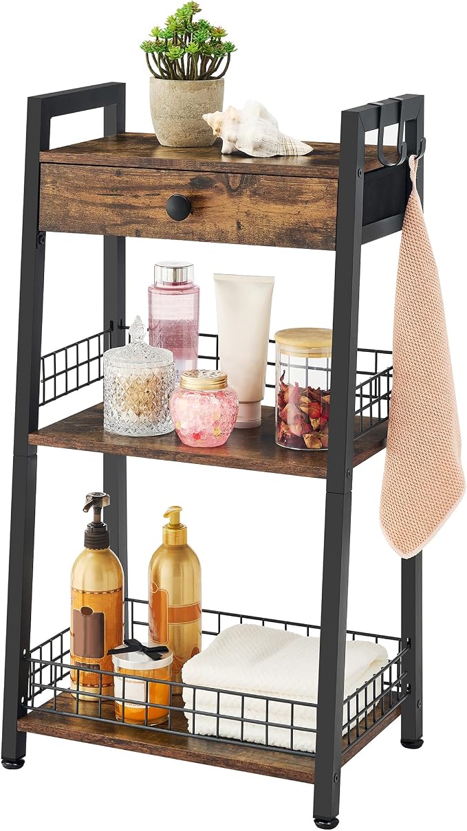 Gewudraw 3-Tier Ladder Shelf by Gewudraw