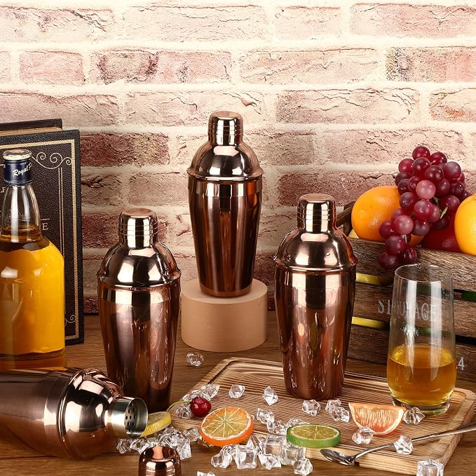 Nitial 6 Pcs Bar Cocktail Shaker Professional Stainless Steel Martini Drink - Image 4
