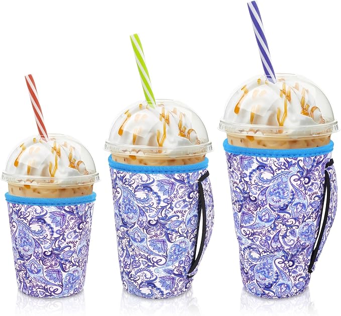 Iced Coffee Sleeve Insulator Sleeves by AJLTPA