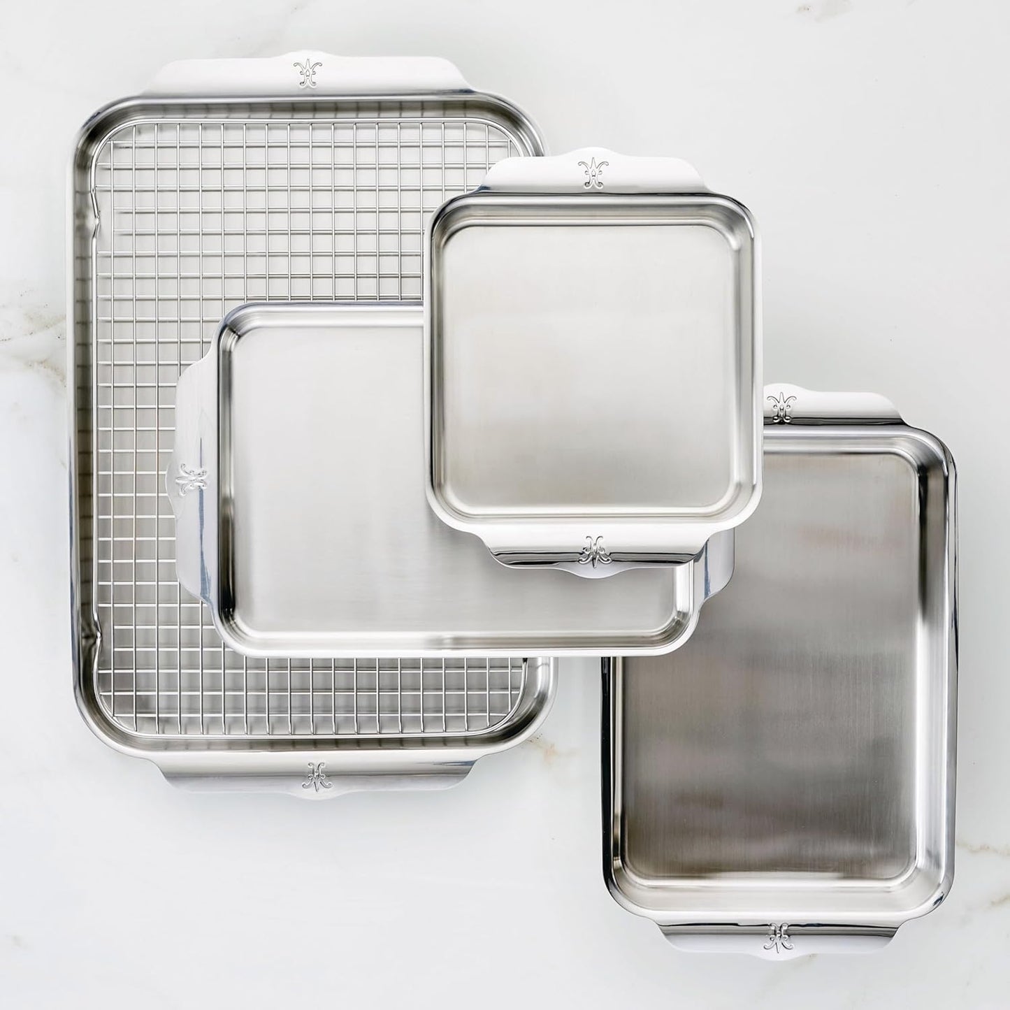 Hestan Provisions OvenBond – 5-Piece Tri-ply Baking Sheet Set