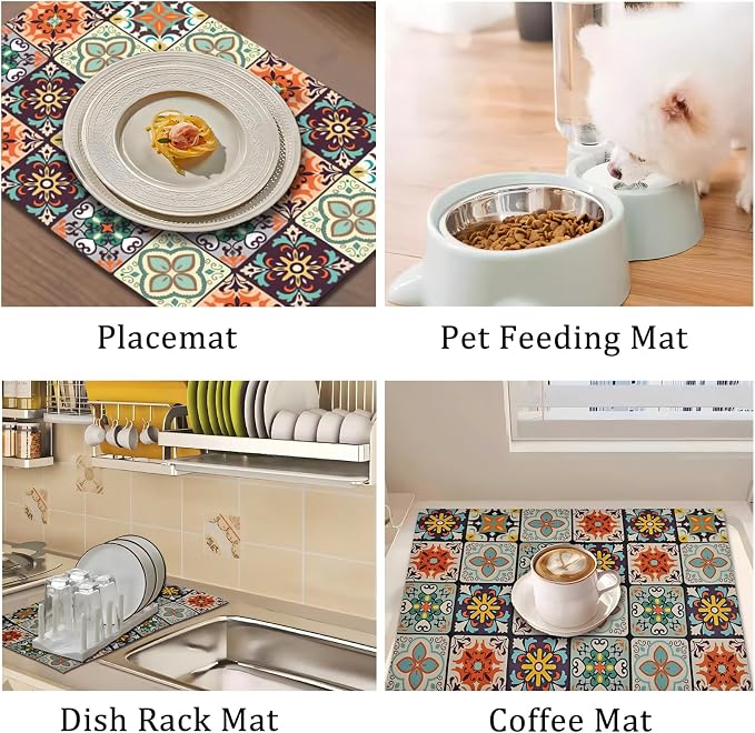Coffee Mat, 16 x 24 inch Coffee Maker Mat - Image 6