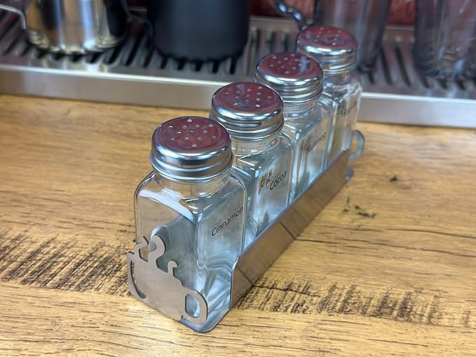Rattleware Coffee Cup Labeled Shaker and Rack Set - Image 5