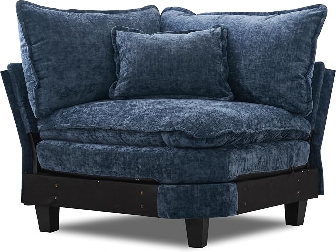 Corner Seat for Sectional Sofa, Modular Cloud Couch by OQQOEE