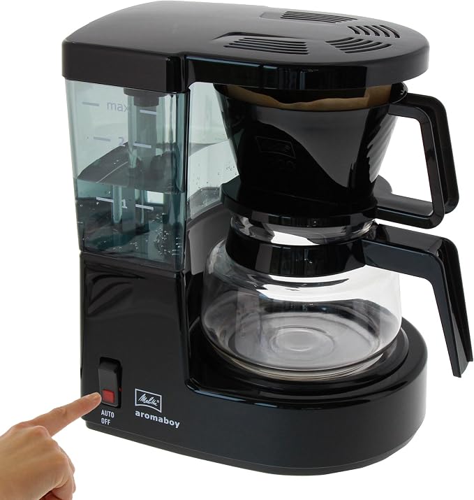 Melitta 1015 Aromaboy Filter Coffee Machine, 2 Cups, Glass Pot, Automatic - Image 6
