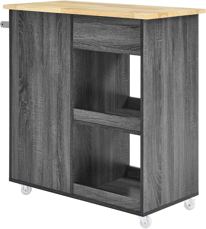Modway Culinary Rolling Kitchen Cart - Image 3