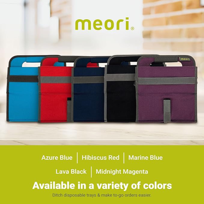 meori Reusable Drink Carrier 4 Cup, Take Out Cup Carrier, Collapsible, Coffee - Image 7