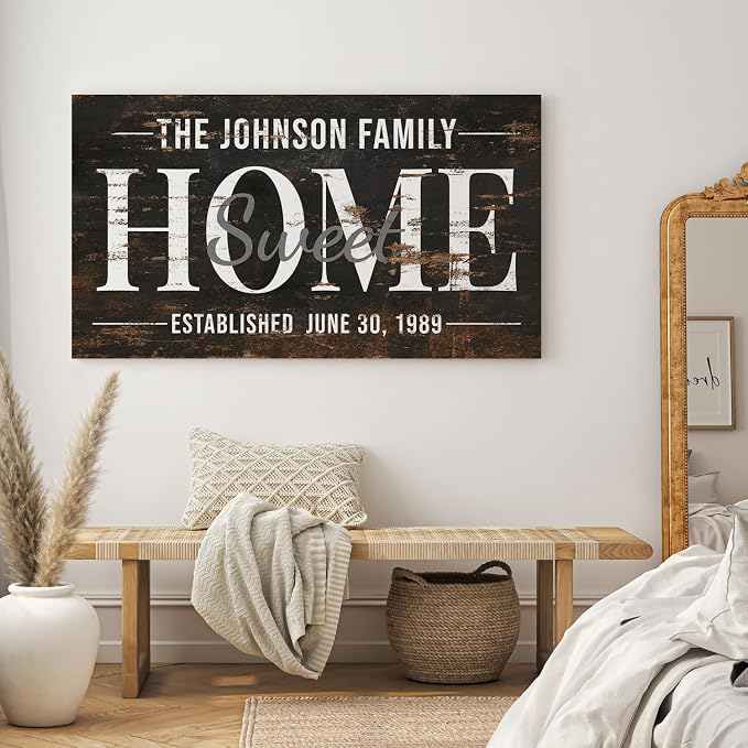 IPIC - Custom Canvas Family Wall Art, Personalized Farmhouse Canvas Wall Decor - Image 3