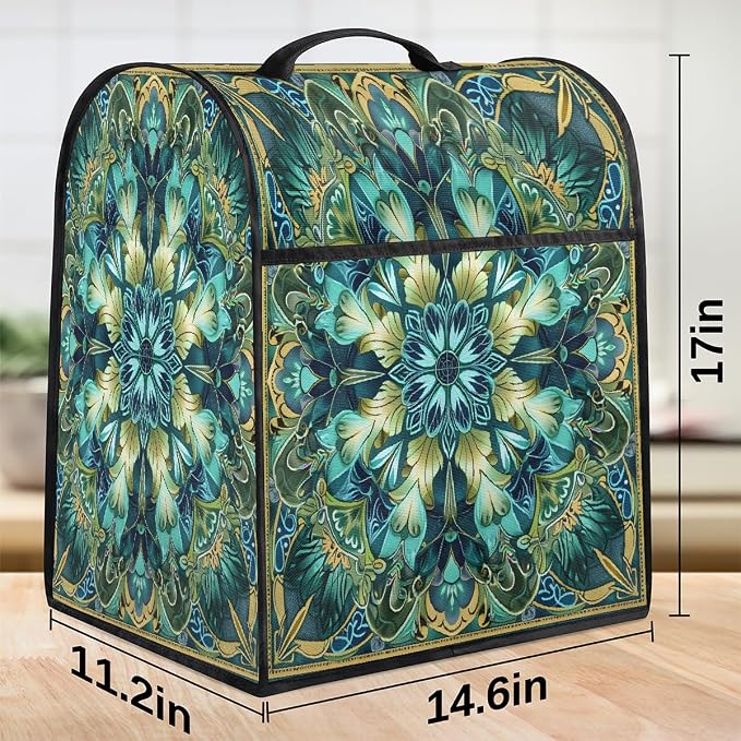 Mandala Kitchen Aid Mixer Cover Compatible Stand Mixer Dust Cover | Ethnic - Image 3