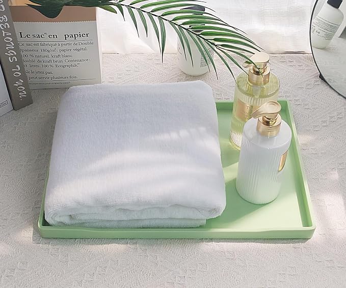 Large Green Serving Tray for Gathering Small Items | Serving Accessory - Image 3