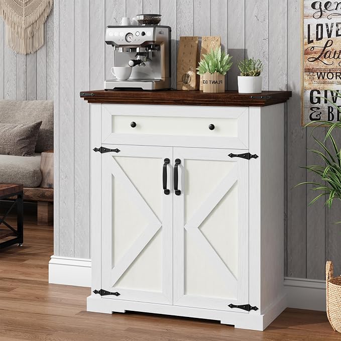 Farmhouse Sideboard Buffet Cabinet - Image 2