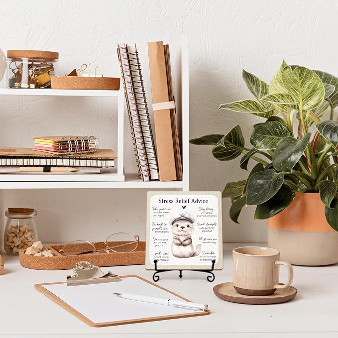 Cute Otter Theme Mental Health Classroom Decorations, Teacher Office Therapy - Image 4
