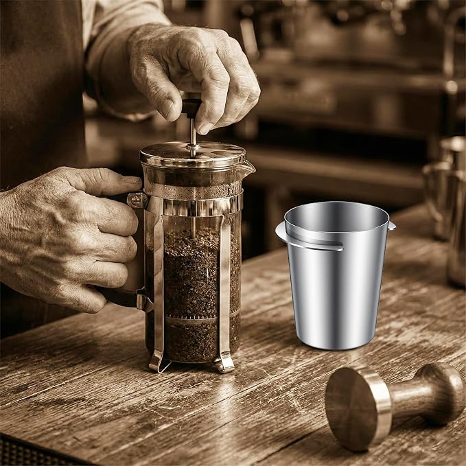 Coffee Dosing Cup 58mm Stainless Steel Espresso Dosing Cup Espresso Machine - Image 6