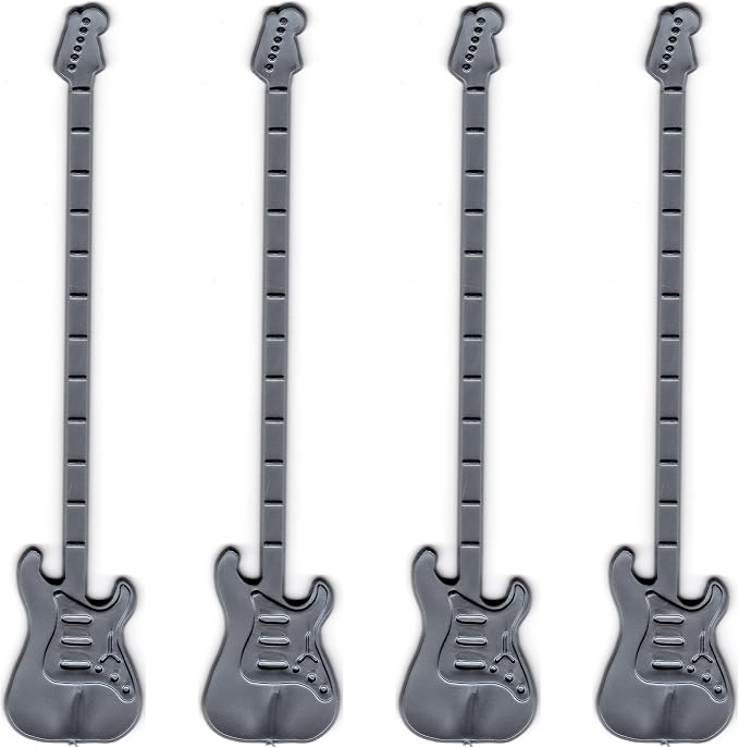 Royer 6-Inch Guitar Swizzle Sticks – Pearl Silver by RoyerCorporation