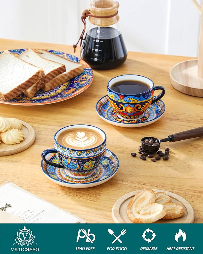 vancasso 8oz Cappuccino Cups - Image 5