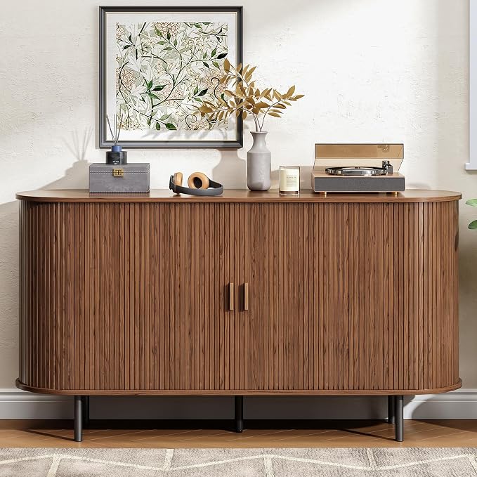 Buffet Cabinet with Storage, Coffee Bar Cabinet with Adjustable Shelf, Console - Image 9