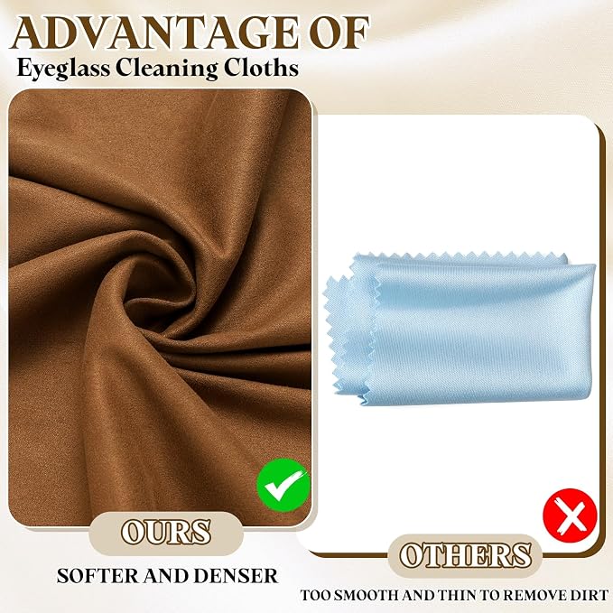 PATIKIL 6Pcs Soft Eyeglass Cloths, 15.8 x 15.8 Electronics Microfiber Cleaning - Image 3