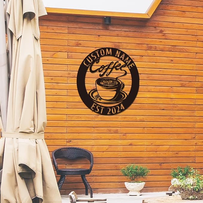 Custom Metal Sign, Coffee Sign Metal, Coffee Sign - Image 4
