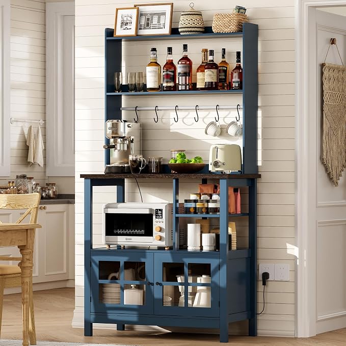 ChooChoo Farmhouse Coffee Bar Cabinet - Image 4