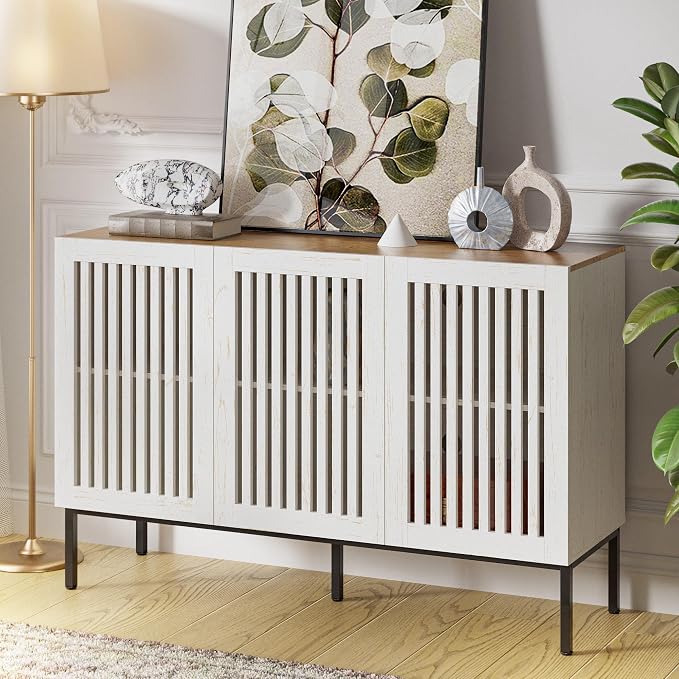 BVIUNTWO 47" Farmhouse Buffet Cabinet by BVIUNTWOHOME