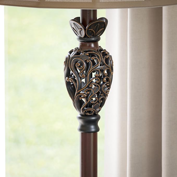 Kenroy Home 20182GR Iron Lace Buffet Lamp - Image 6