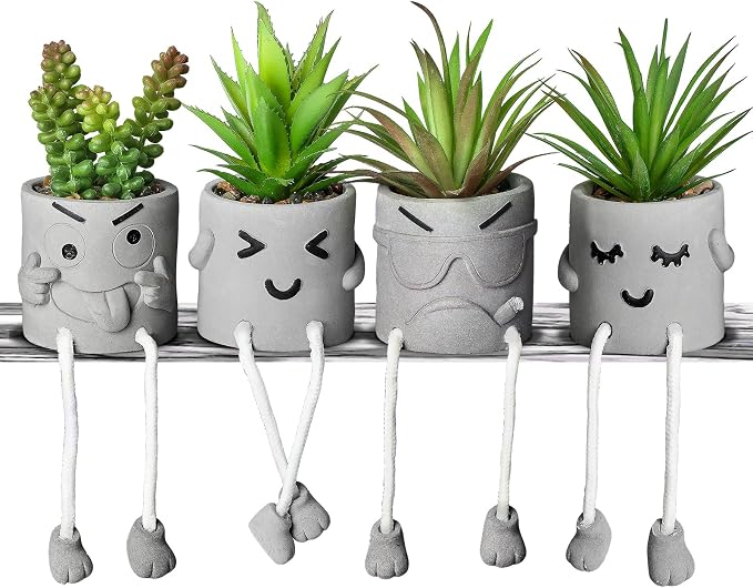 Creative Artificial Succulent Plants in pots by INFTYLE