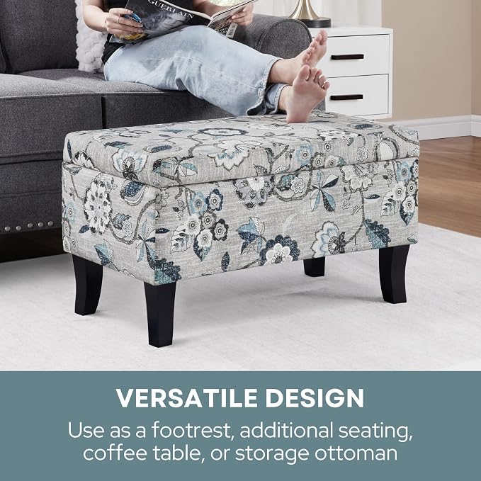 Convenience Concepts Designs4Comfort Winslow Storage Ottoman Bench 32" - Image 7