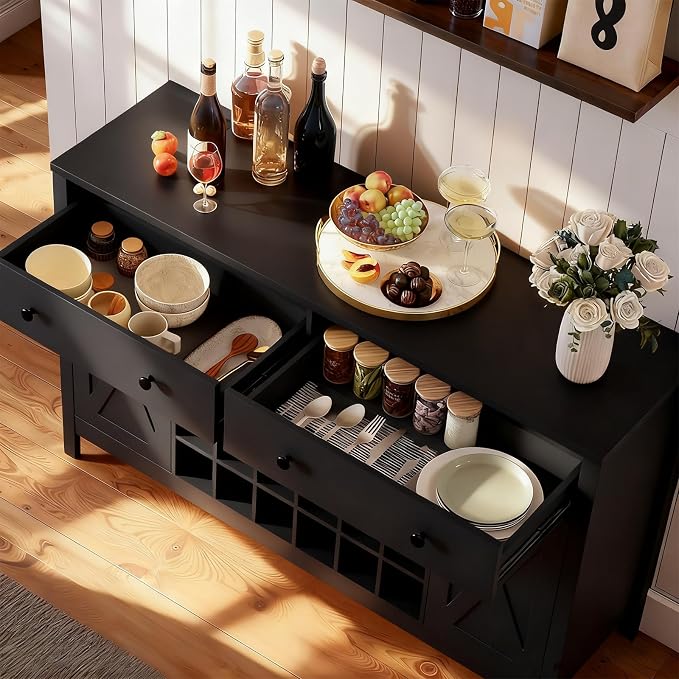 COMHOMA Coffee Bar Cabinet - Image 3