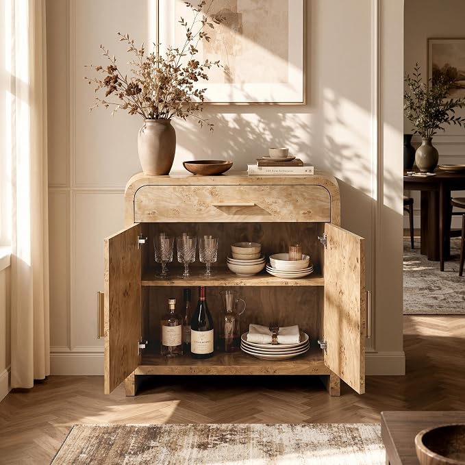 Curved Buffet Storage Cabinet - Image 4