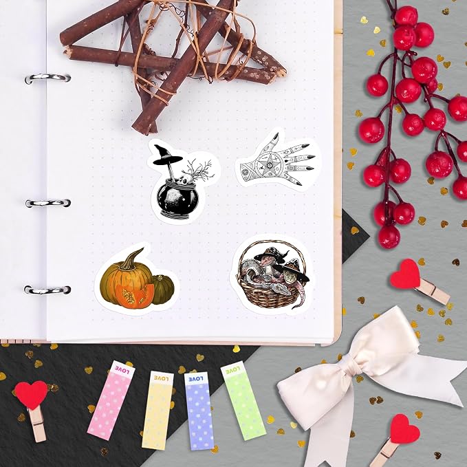 100Pcs Medieval Witch Stickers, Witchy Decals - Image 8