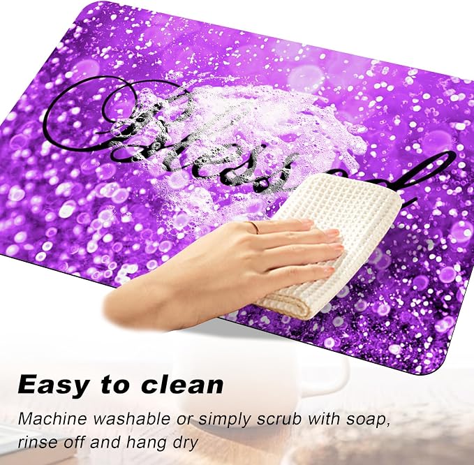 Coffee Mat, Coffee Bar Accessories Fit Under Coffee Maker Espresso Machine - Image 5