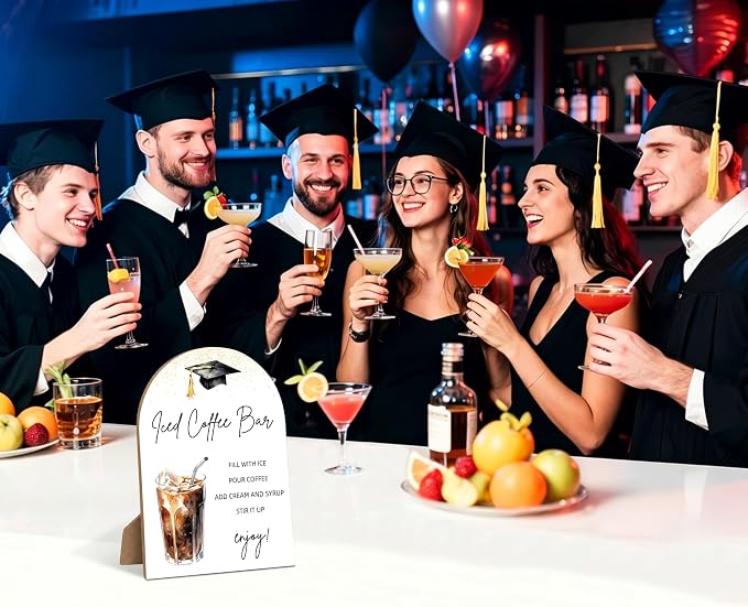 Graduation Iced Coffee Bar Sign - Image 6