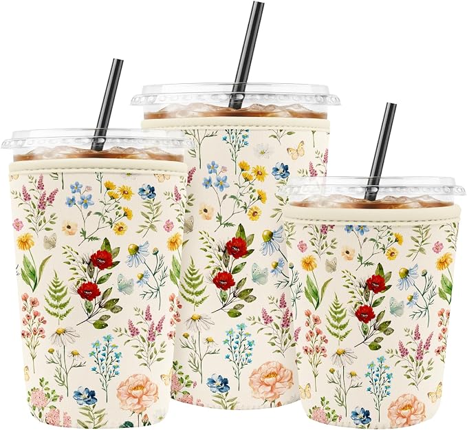 Iced Coffee Sleeve Reusable Cup Sleeves by Unknown