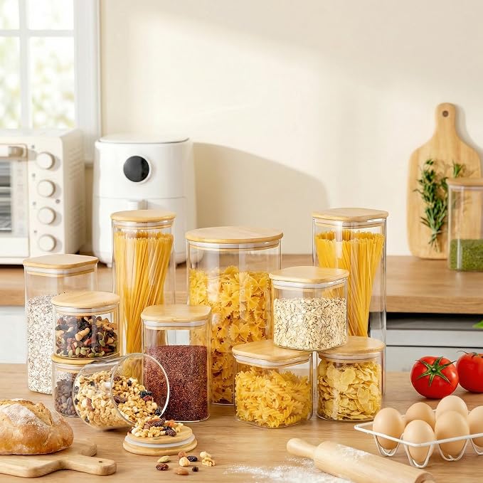 HomArtist Square Glass Jars - Image 6