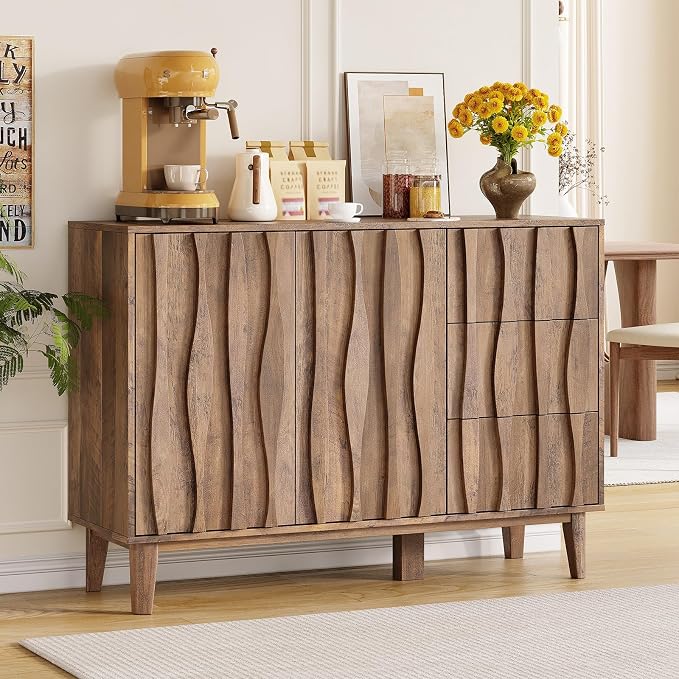 Maupvit Fluted Buffet Cabinet by MaupvitFurniture