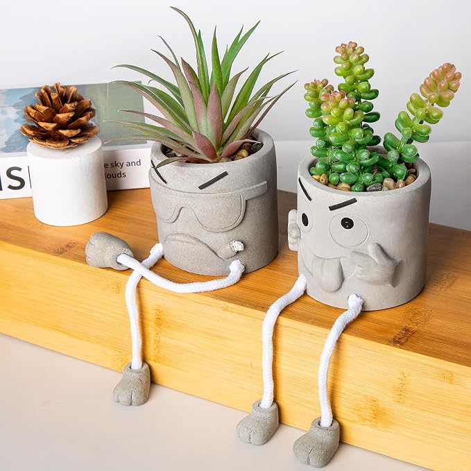 Creative Artificial Succulent Plants in pots - Image 4