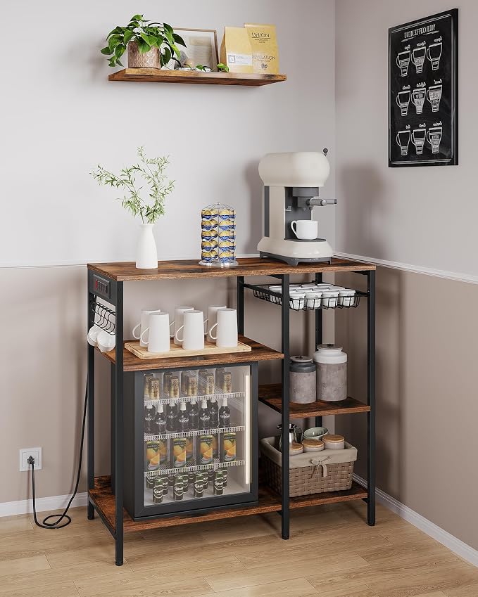VASAGLE Baker's Rack, Coffee Bar Stand - Image 4
