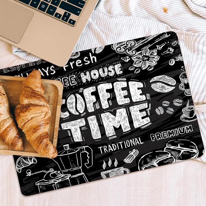 Christmas Coffee Mat Rubber Dish Drying Mat - Image 3