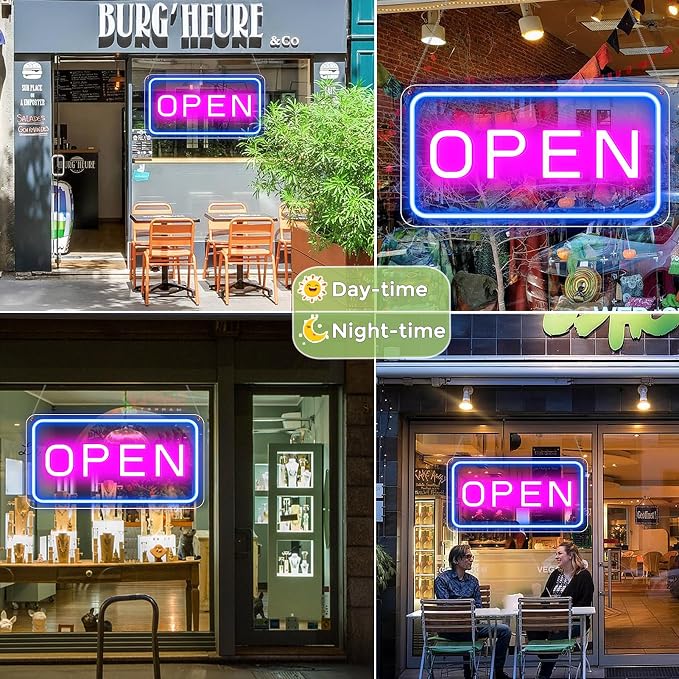 Open Signs for Business, Ultra Bright and Eye-catching Electric Light Up Sign - Image 2