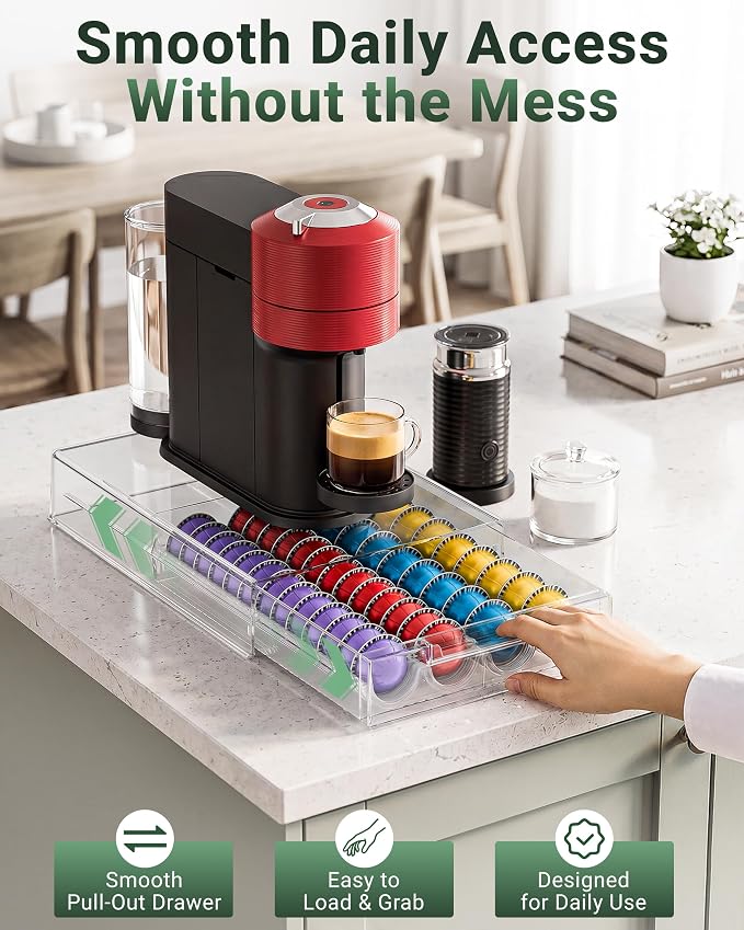 EVERIE Coffee Pod Holder Drawer Compatible - Image 4