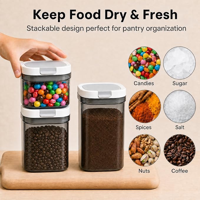 Leezmark 2 Pack Airtight Coffee Canister - Image 4