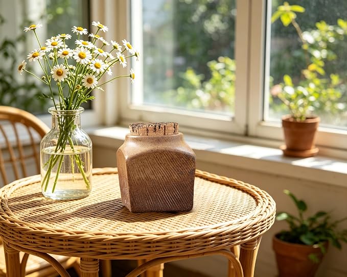 Ceramic Jar with Lid - Image 4