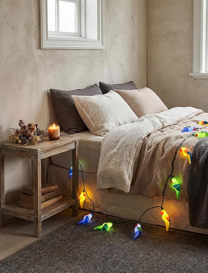 Multicolor Parrot String Lights, 8.5Ft Parrot Camping Outdoor Party Lights - Image 7
