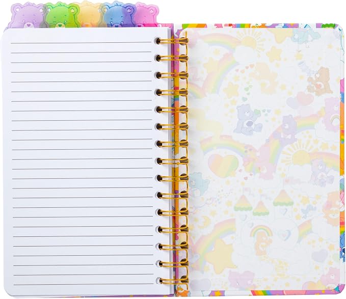 Silver Buffalo Care Bears Spiral Tabbed Notebook Featuring Grumpy Bear - Image 4